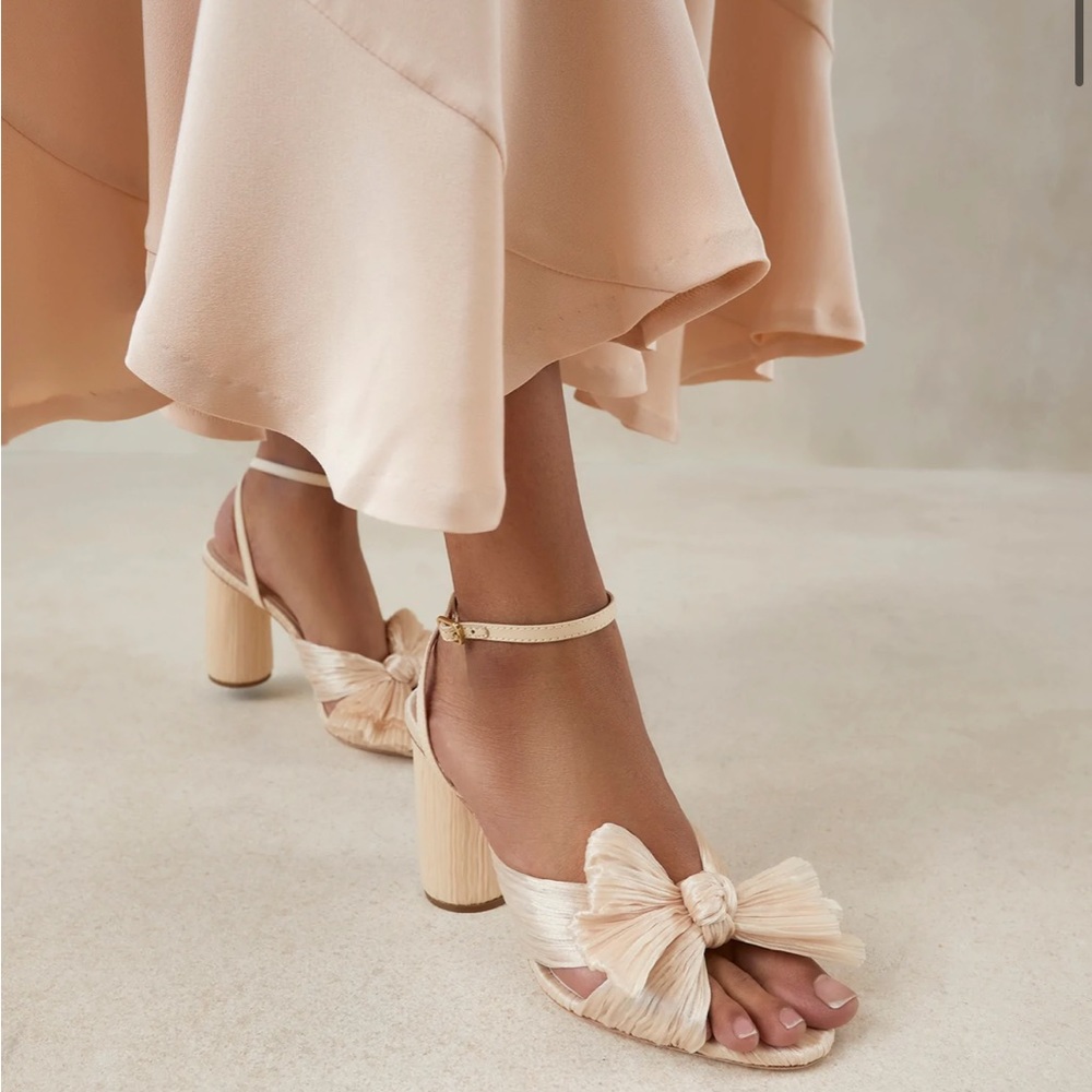 Loeffler Randall Camilla Heels in Almond